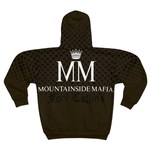 Mountainside Mafia Unisex Zip Hoodie Special Edition Limited Edition Premium Black Gold Hoodie